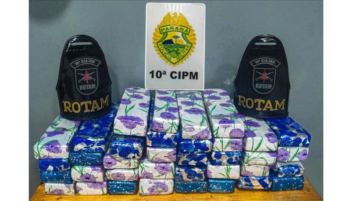 Laranjeiras – Polícia Militar apreende 23,7Kg de substancia análoga a maconha na rodoviaria